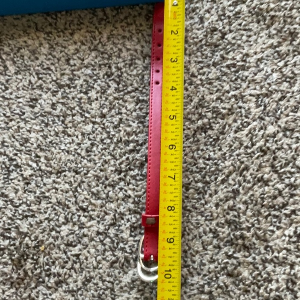 NWOT - Red Buckle Wristband. - Picture 3 of 4